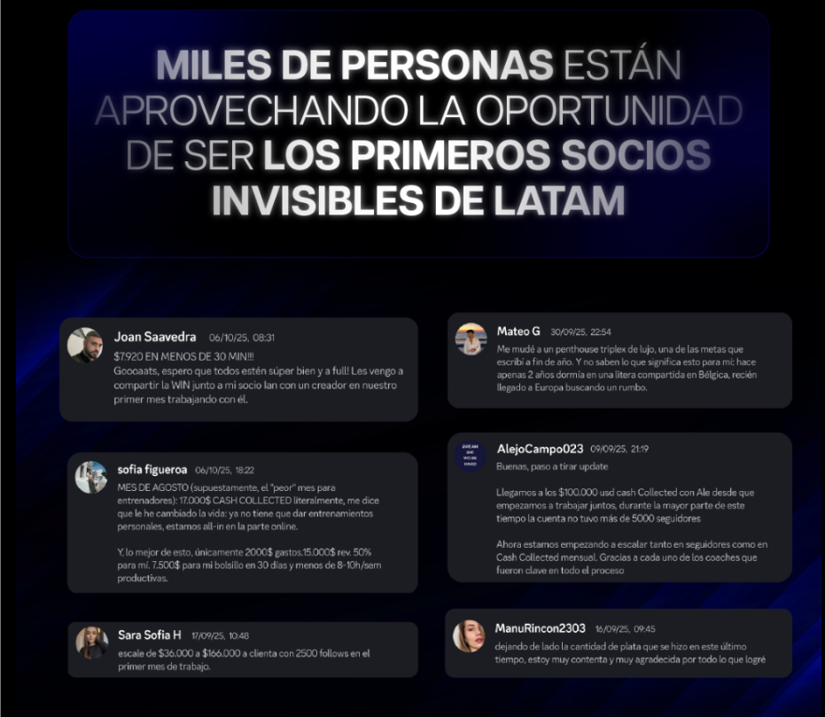 Testimonios de socios
